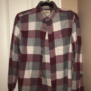Hollister Stretch Flannel Size Small